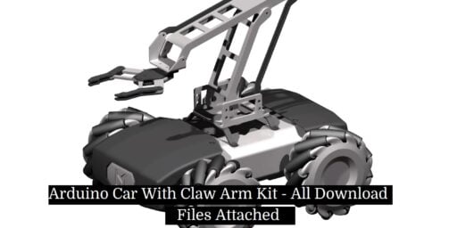 Claw Arm on Wireless Arduino Car - Copy