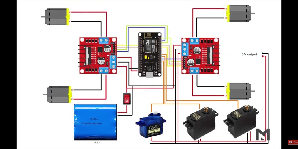 Claw Arm Robot Wiring Diagram