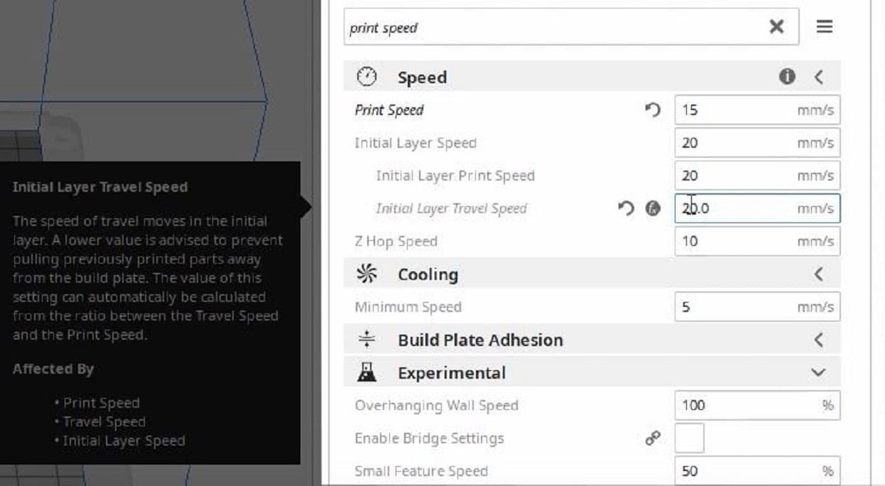 Print Speed Transparent Filament