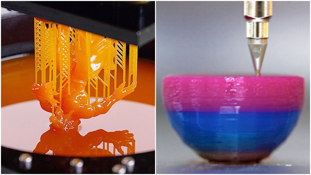 Multicolor printing SLA VS FDM