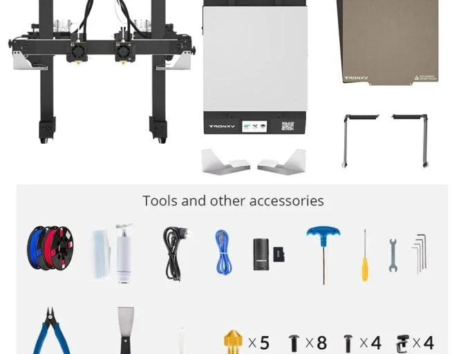 cheapest IDEX 3D printer in 2022 is TRONxy Gemini XS IDEX