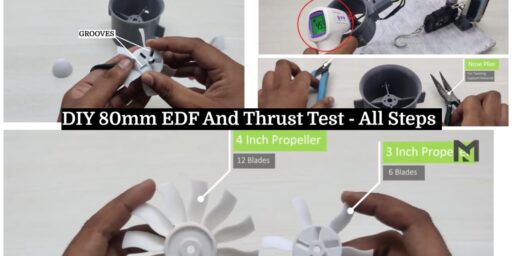 DIY 80mm EDF And Thrust Test - All Steps