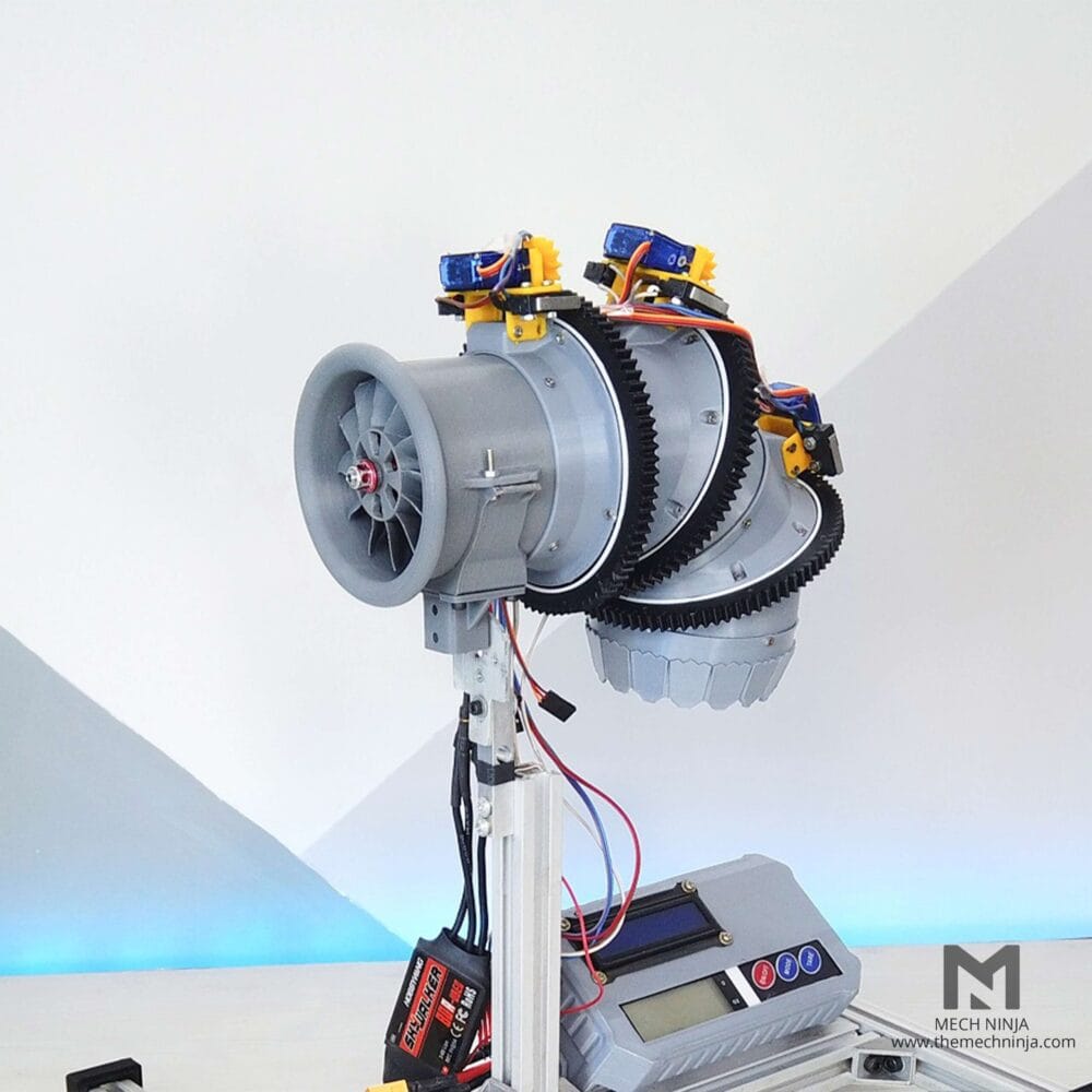 Swivel Nozzle V1 (STL File + Code + Wiring Diagram)