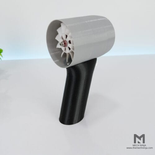 Fixed nozzle dia blower STL