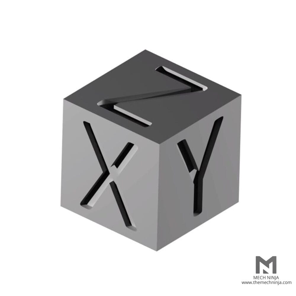 XYZ Calibration Cube STL - Image 2