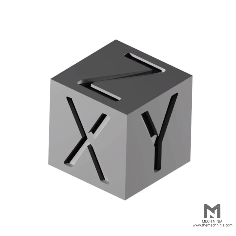 XYZ Calibration Cube STL - Image 2