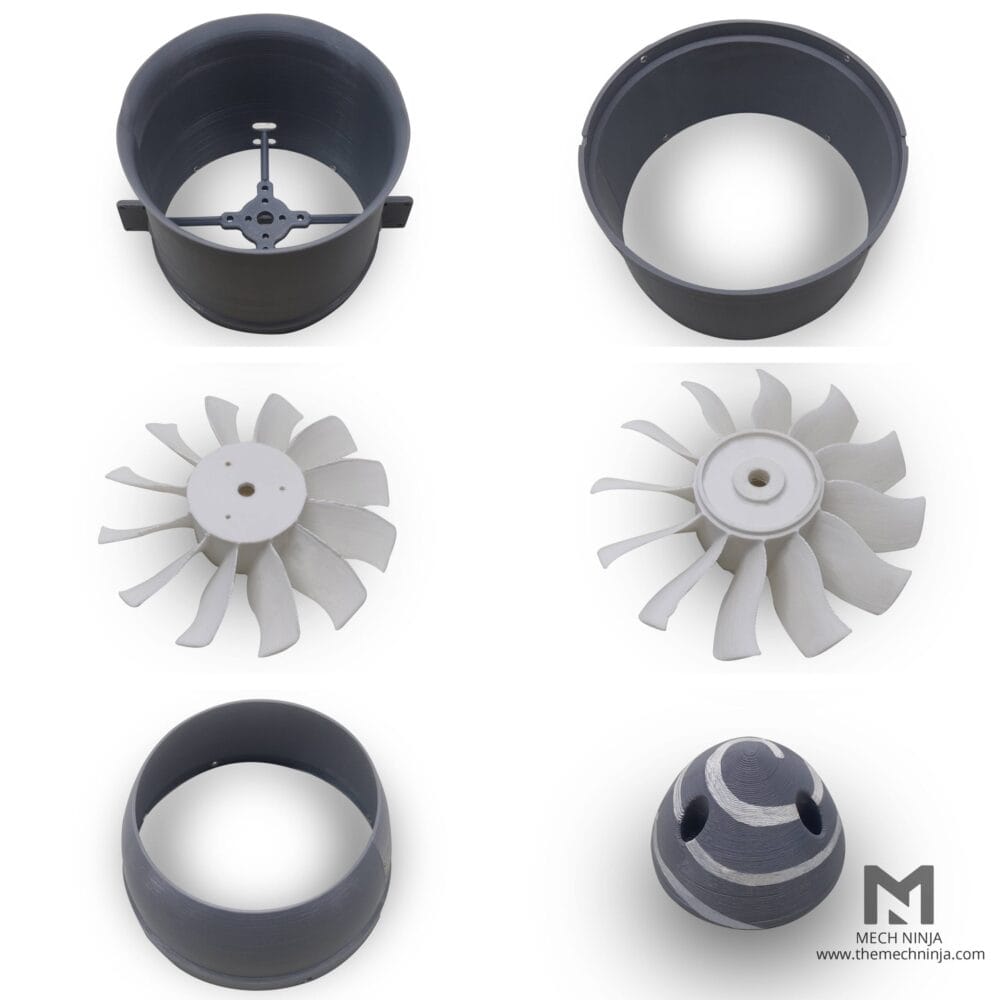 100mm Ducted Fan Dual Propeller STL - Image 3