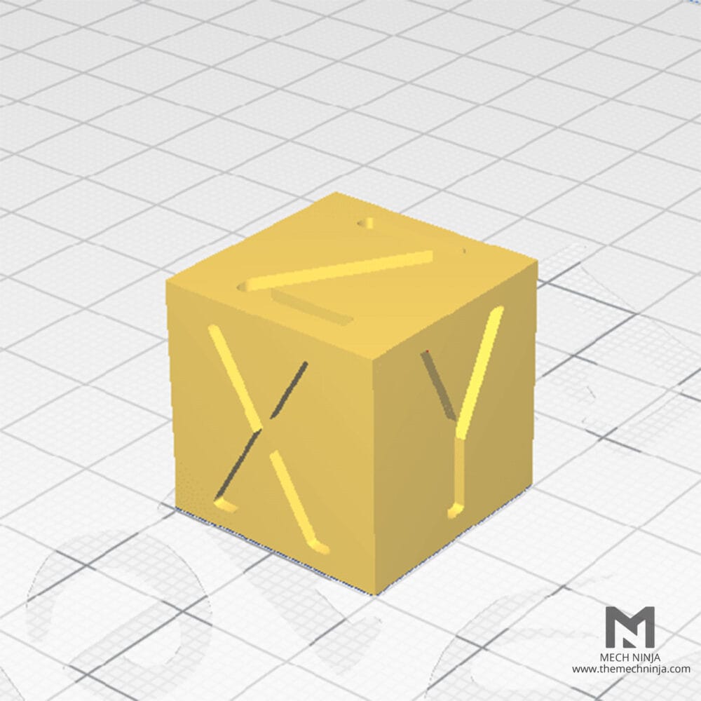 XYZ Calibration Cube STL - Image 3