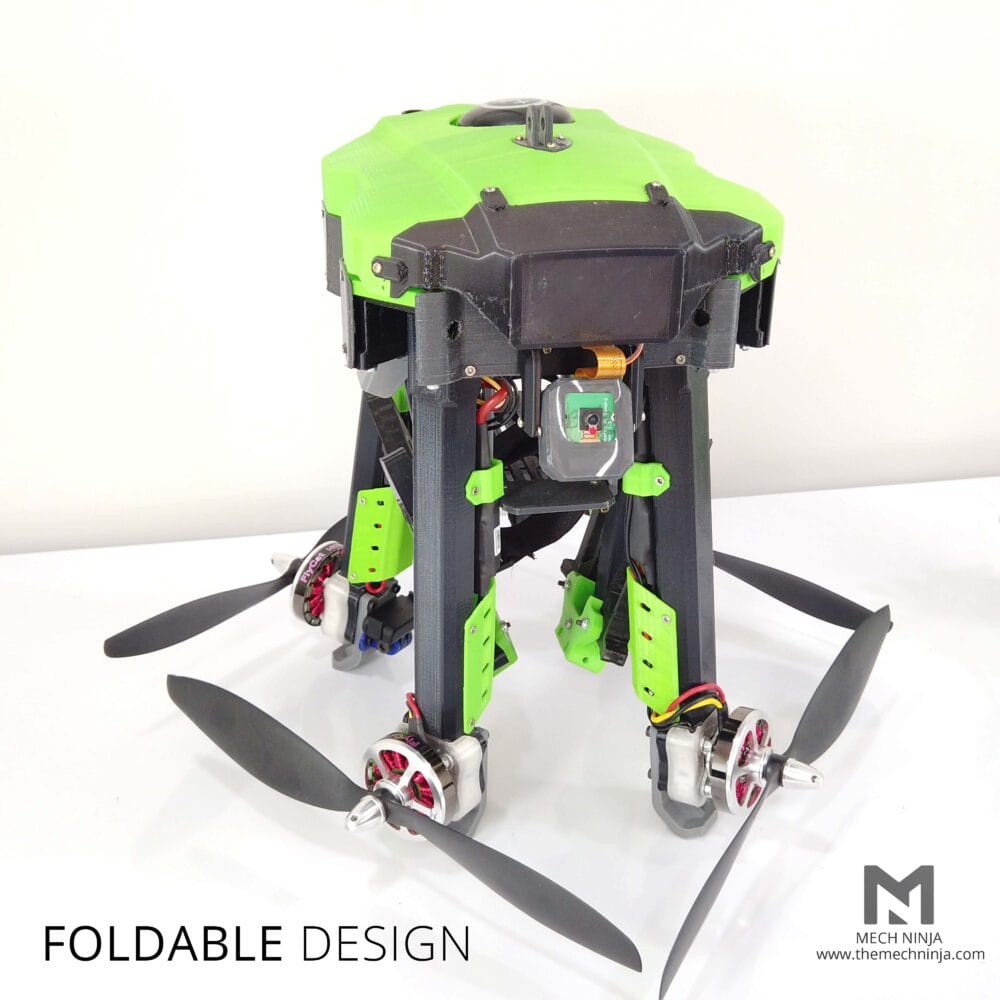 Foldable Quadcopter V1.0 STL - Image 2
