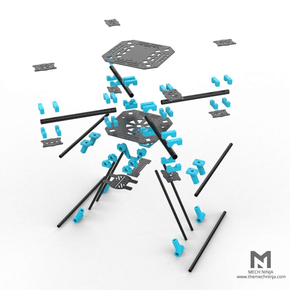 X500 Frame STL - Image 6
