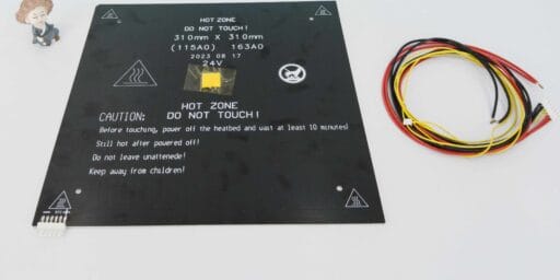 Aluminum Heatbed 310x310x3mm 24V Heated Bed Plate for 3D Printer